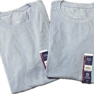 George Set of 2 Crew Neck T-Shirts Size Small